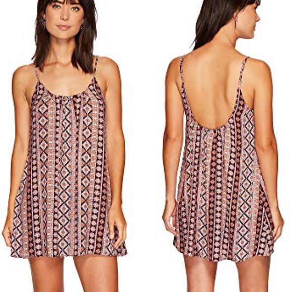 Show Me Your MuMu Dresses & Skirts - SMYMM • Maroon Geometric Trapeze Mini Dress